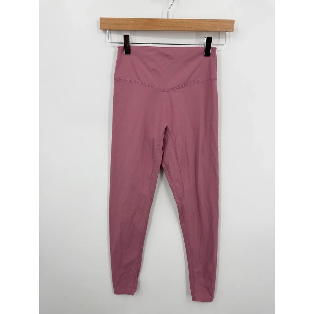 Balance Athletica Cloud Leggings Women S Mauve Pink High Waisted Athletic Pants